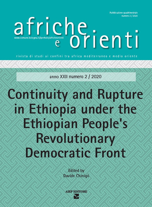Afriche e Orienti. Vol. 2: Continuity and rupture in Ethiopia under the ethiopian peoples' revolutionary democratic front
