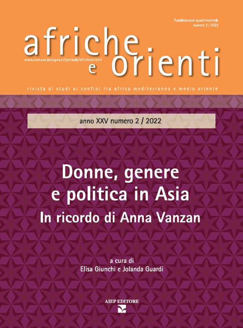 Afriche e Orienti. Vol. 2: Donne, genere e politica in Asia. In ricordo di Anna Vanzan