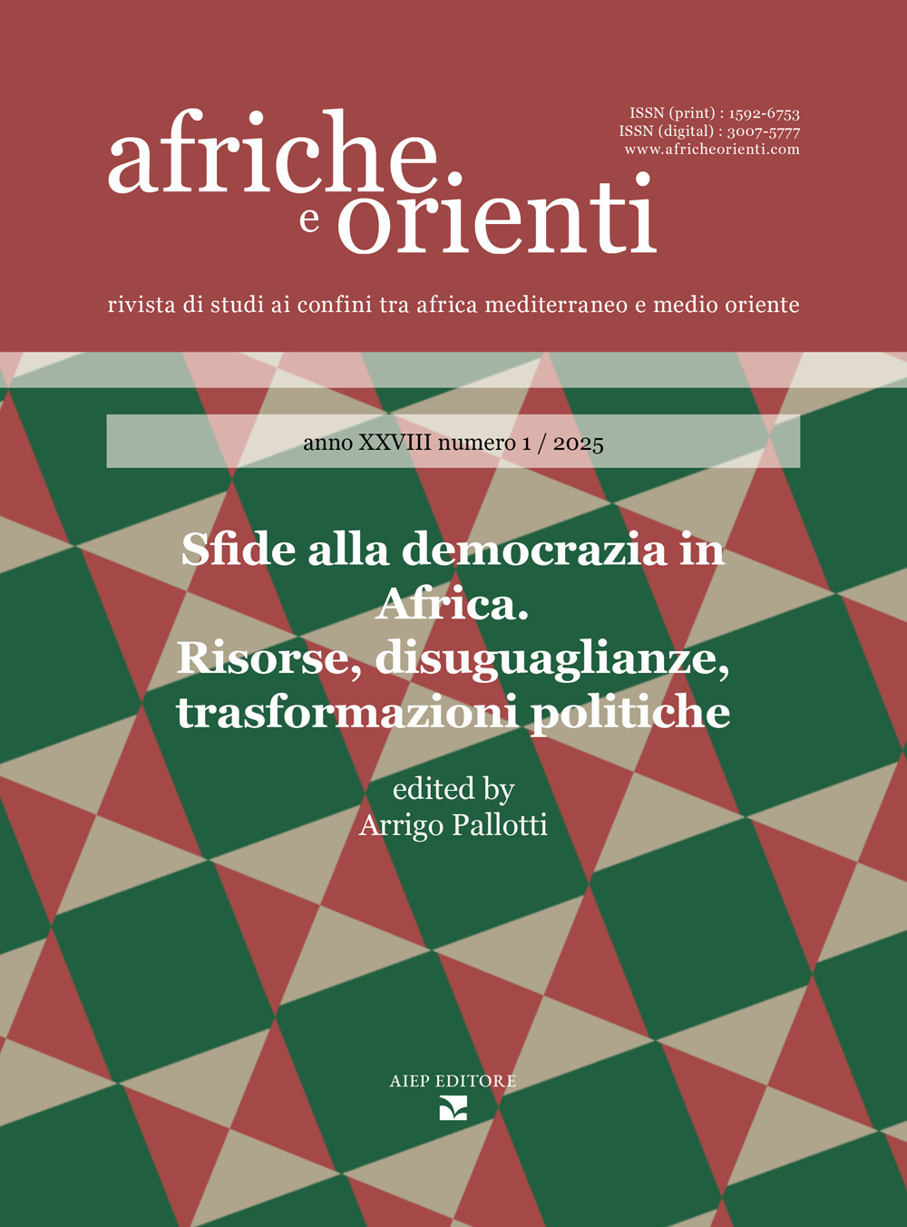 Afriche e Orienti. Vol. 1