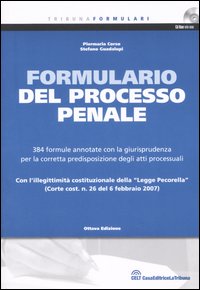 Il formulario del processo penale