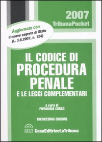 Codice di procedura penale e leggi complementari