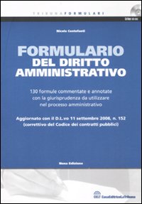 Il formulario del diritto amministrativo