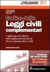 Codice delle leggi civili complementari