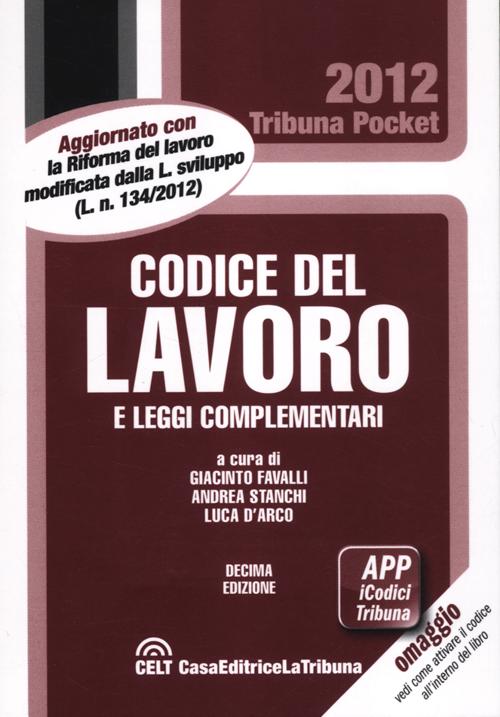 Codice del lavoro e leggi complementari