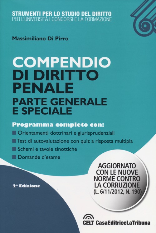 Compendio di diritto penale. Parte generale e speciale