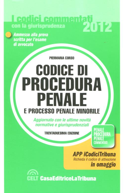 Codice di procedura penale e processo penale minorile