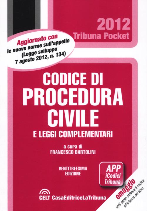 Codice di procedura civile e leggi complementari