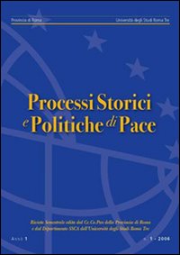 Processi storici e politiche di pace. Vol. 1