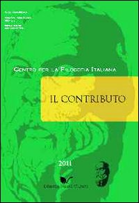 Il contributo. Vol. 1