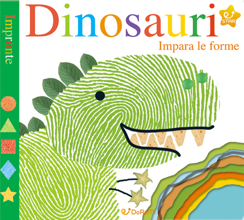 Dinosauri. Impara le forme. Impronte