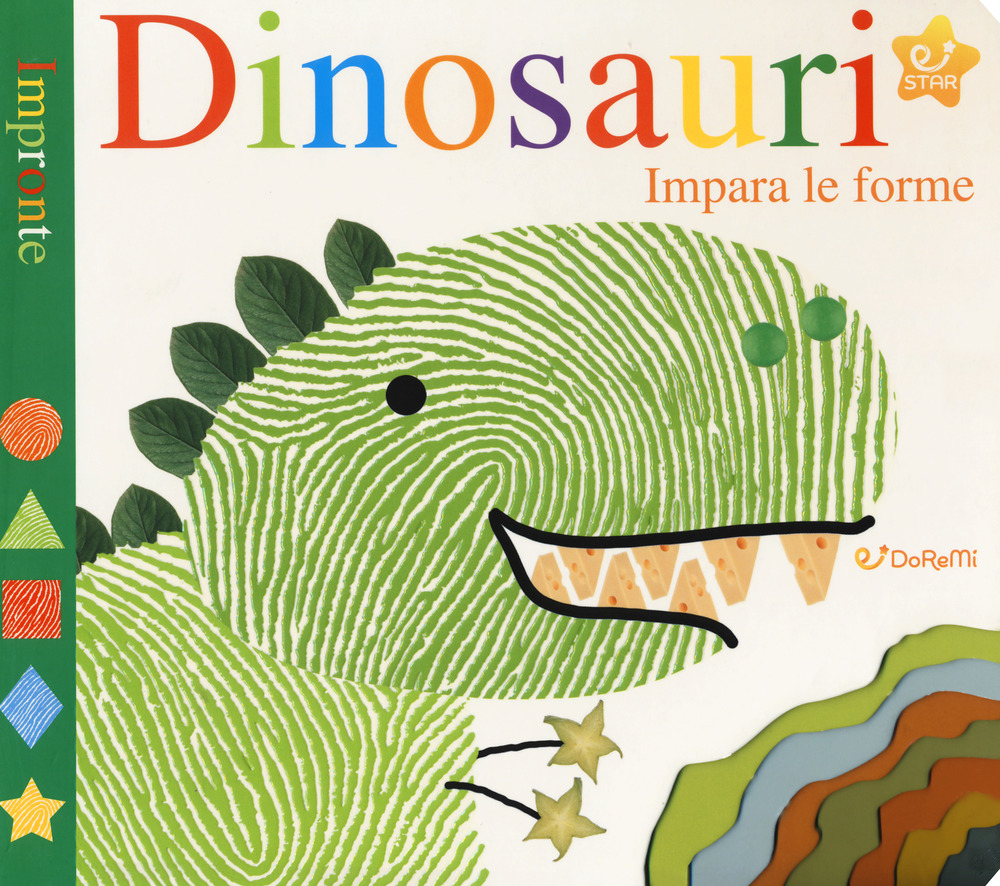 Dinosauri. Impara le forme. Impronte