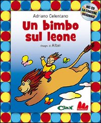Un bimbo sul leone