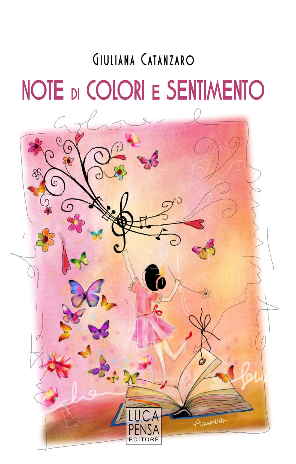 Note di colori e sentimento. I colori dei sentimenti illustrano l'armonia della vita