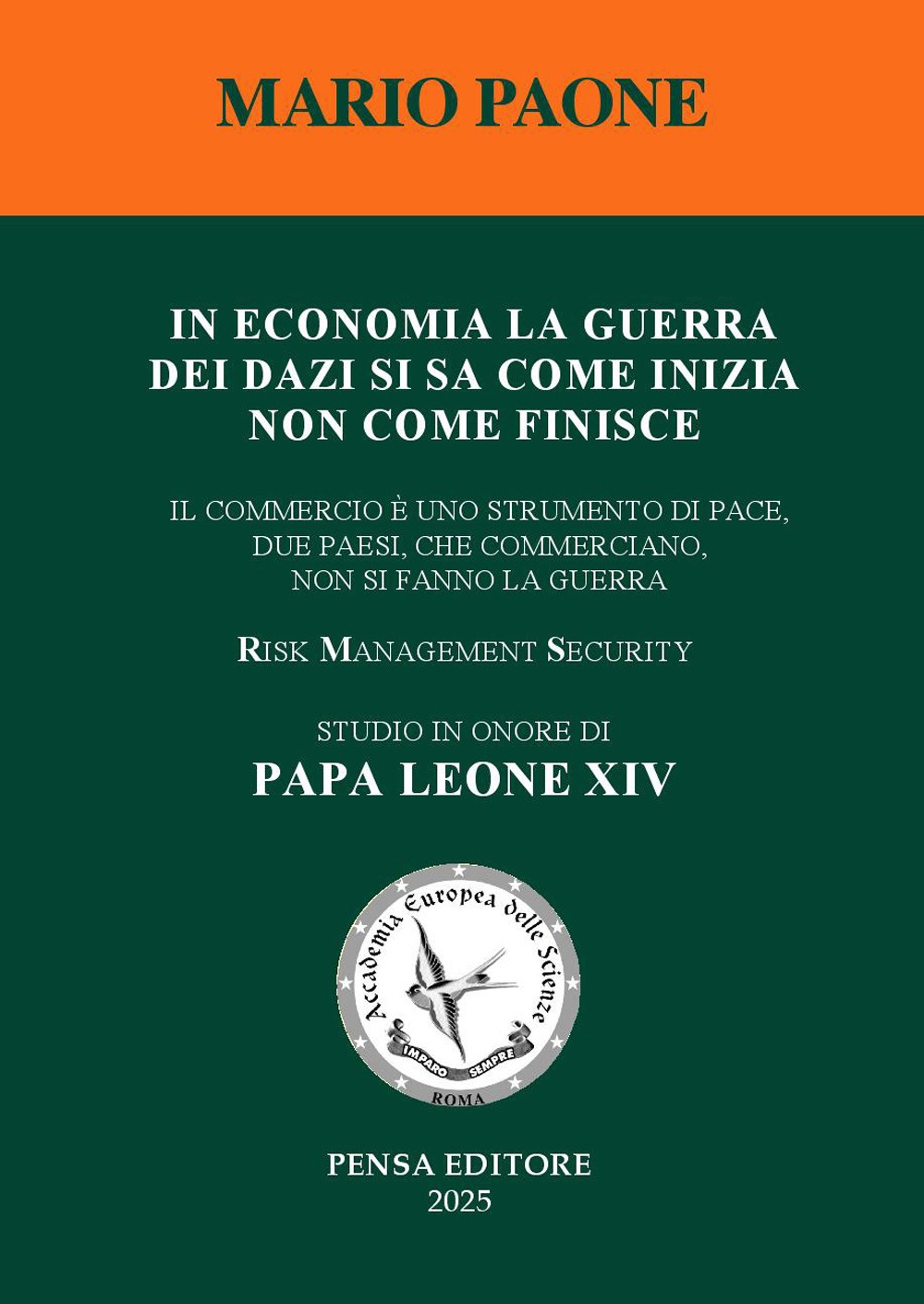 In economia la guerra dei dazi si sa come inizia non come finisce. Il commercio è uno strumento di pace, due paesi, che commerciano, non si fanno la guerra