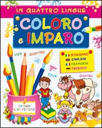 Coloro e imparo in quattro lingue