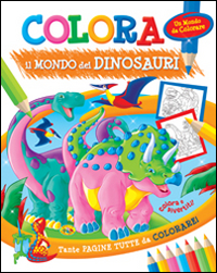 Colora il mondo dei dinosauri