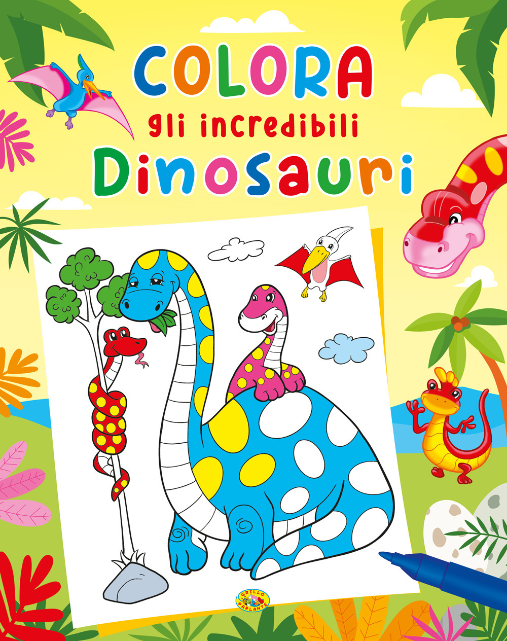 Colora gli incredibili dinosauri