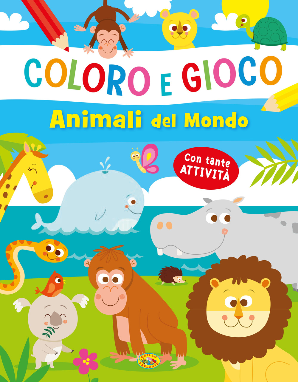 Animali del mondo. Coloro e gioco