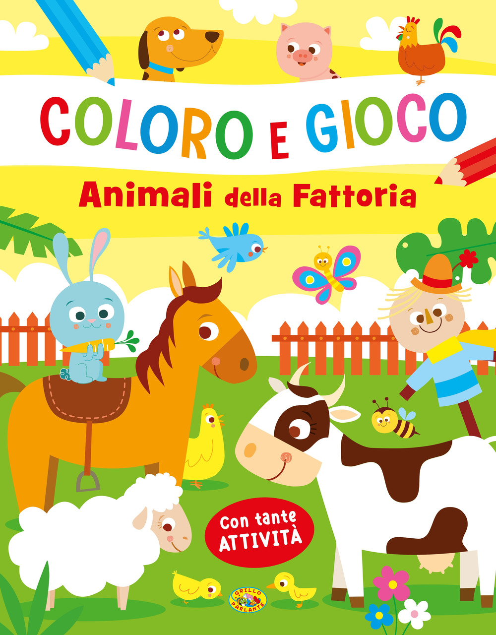 Animali della fattoria. Coloro e gioco