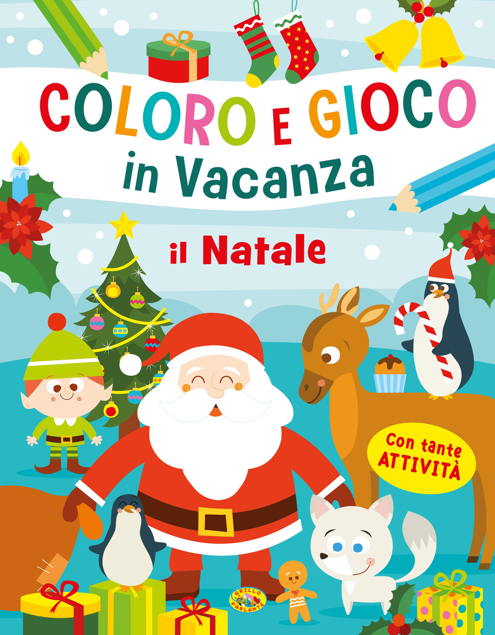 Il Natale. Coloro e gioco in vacanza
