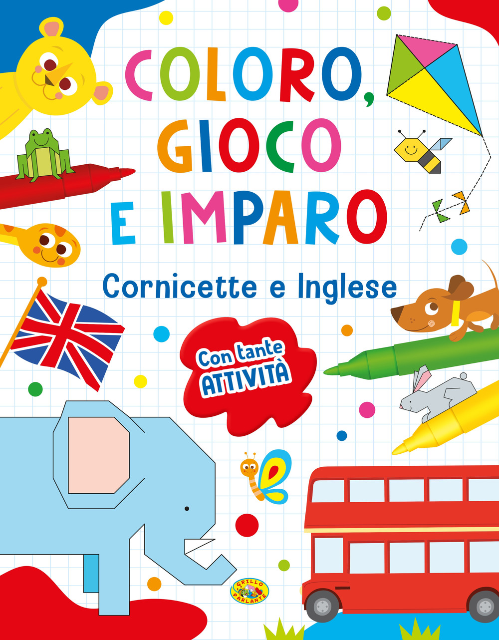 Cornicette e inglese. Coloro, gioco e imparo