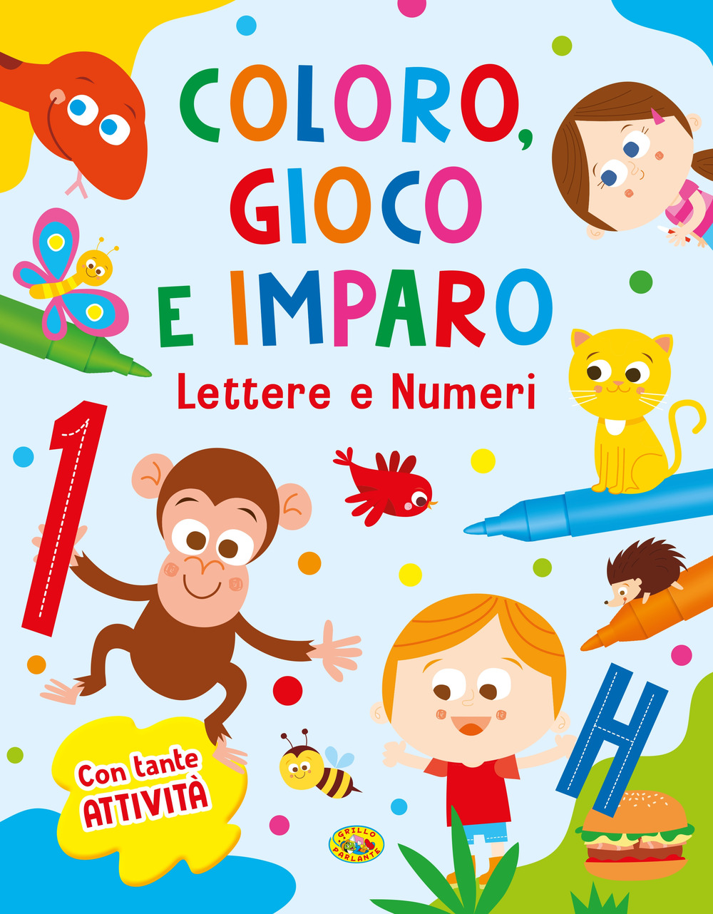 Lettere e numeri. Coloro, gioco e imparo