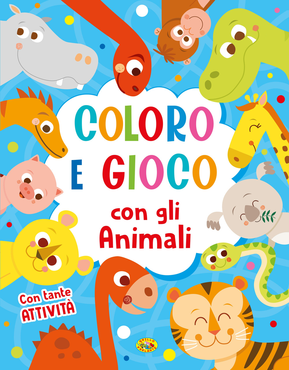 Coloro e gioco con gli animali