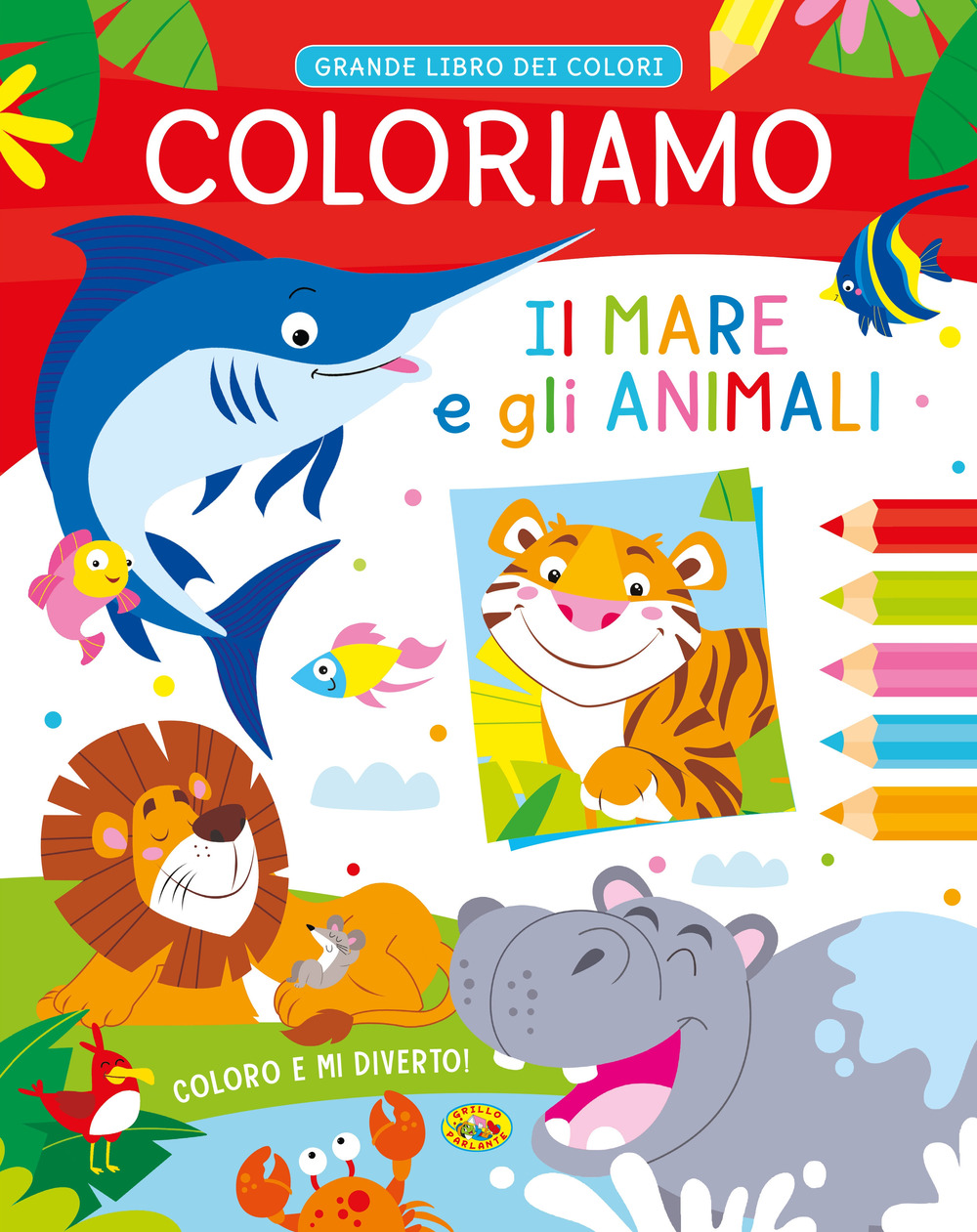 Coloriamo il mare e gli animali