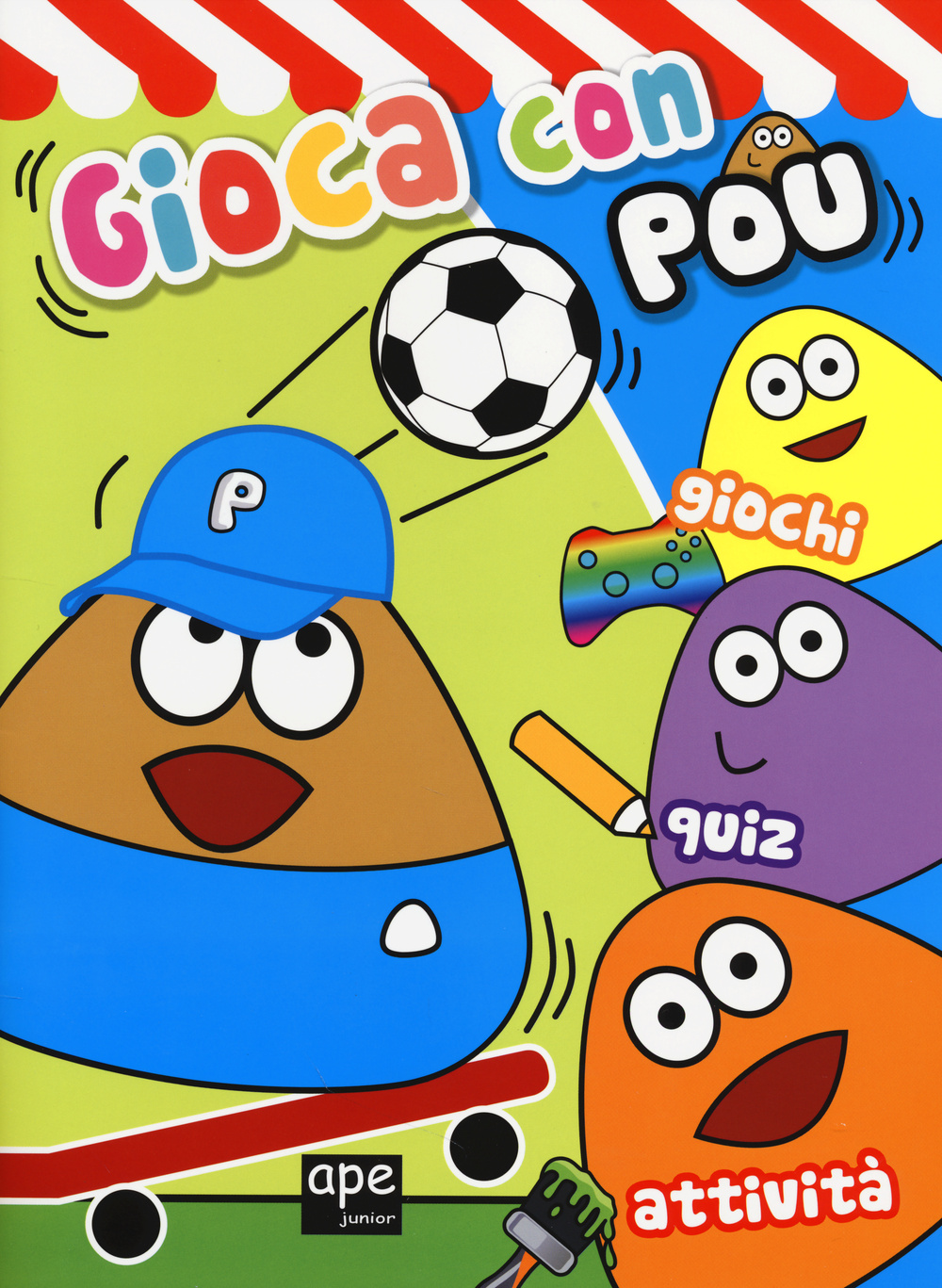 Gioca con Pou. Giochi, quiz, attività