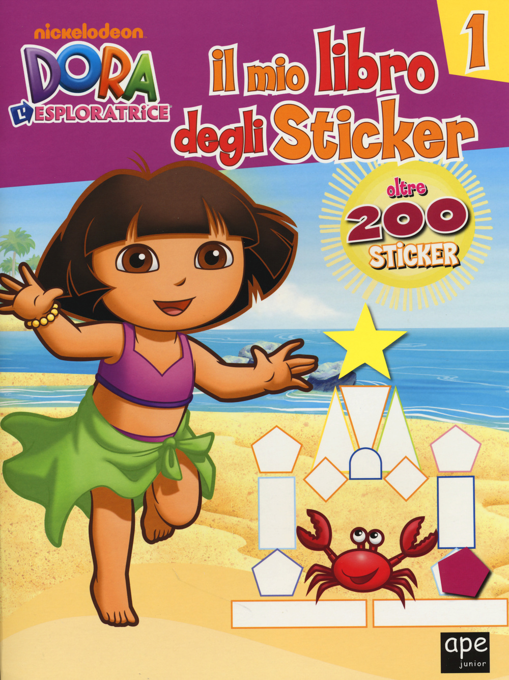 Il mio libro degli stickers. Dora l'esploratrice. Con adesivi. Vol. 1