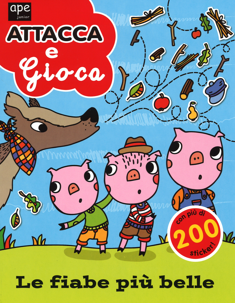 Le fiabe più belle. Attacca e gioca. Con adesivi