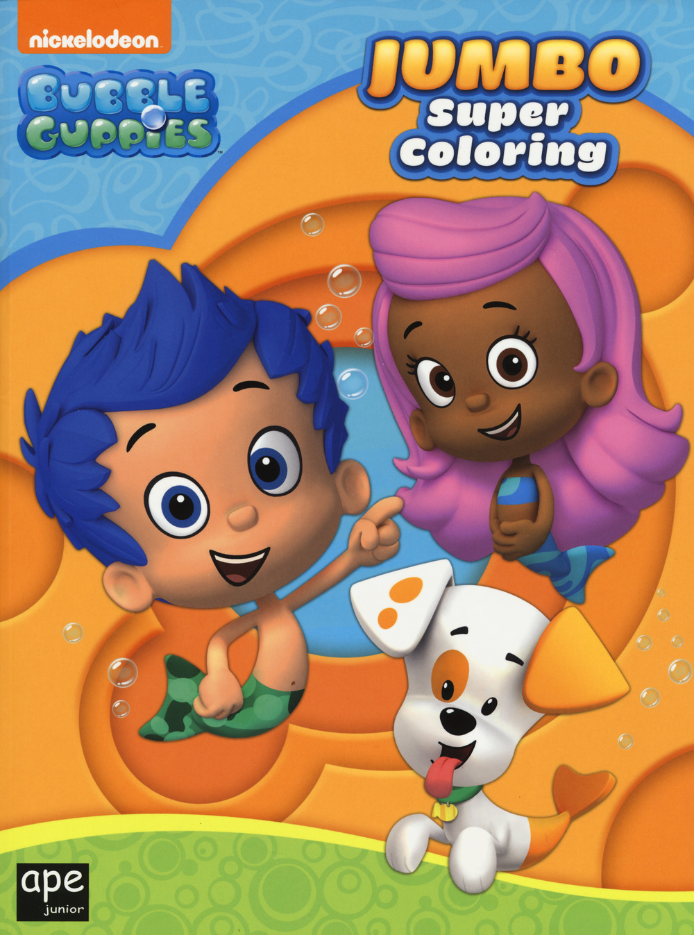 Jumbo super coloring. Bubble guppies