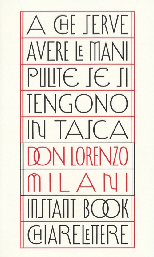 A che serve avere le mani pulite se si tengono in tasca