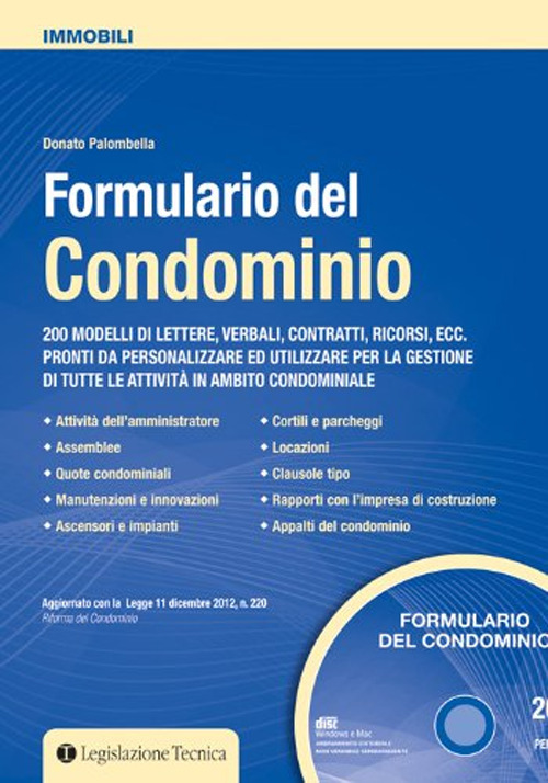 Formulario del condominio
