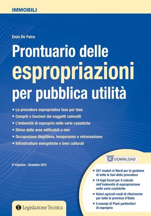 Prontuario delle espropriazioni per pubblica utilità