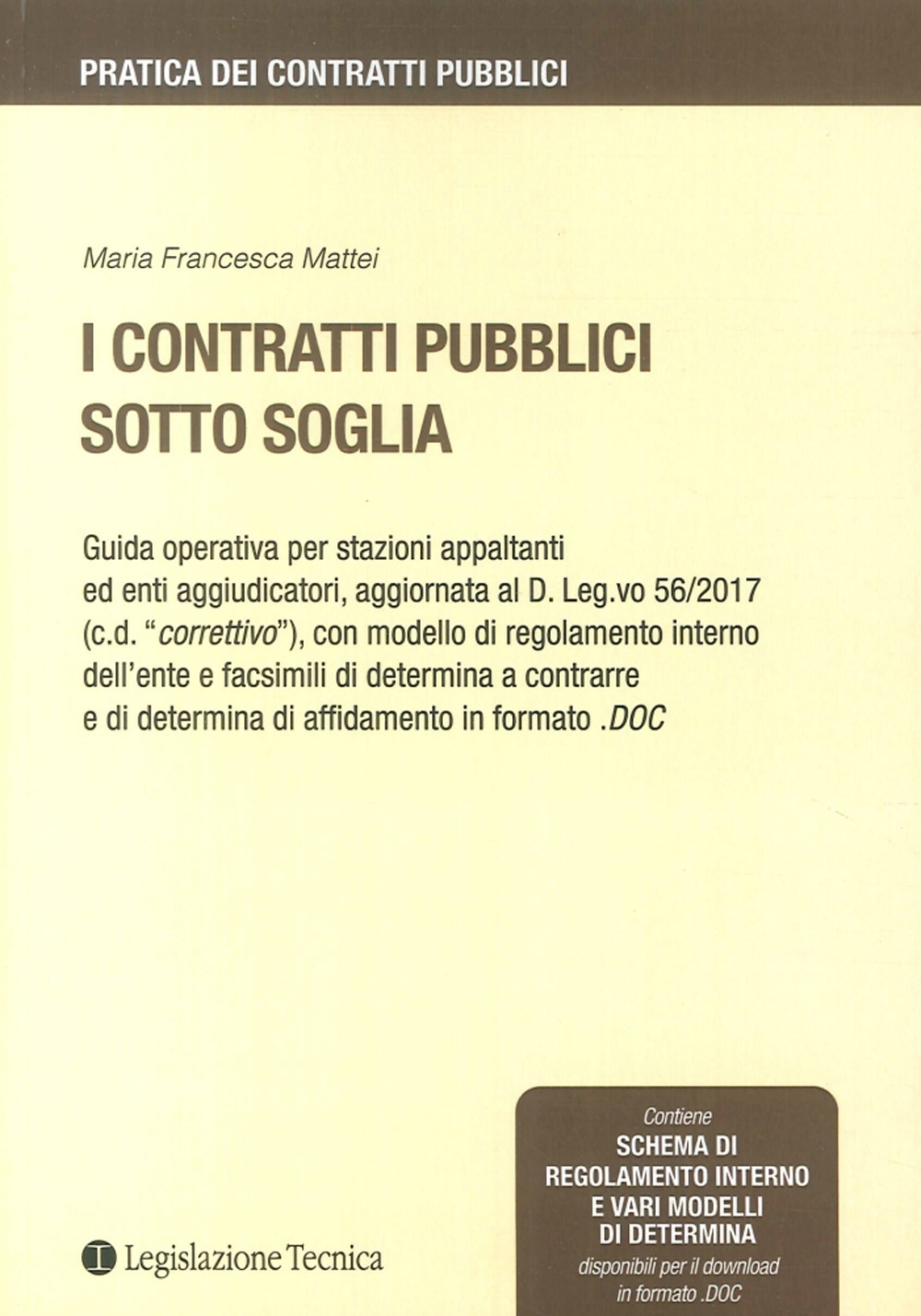 I contratti pubblici sotto soglia