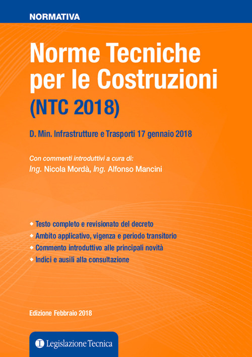 NTC 2018. D. min. infrastrutture e trasporti 17 gennaio 2018