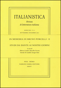 In memoria di Bruno Porcelli. Vol. 2: Studi da Dante ai nostri giorni