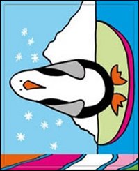 Pinguino. Libro bagno