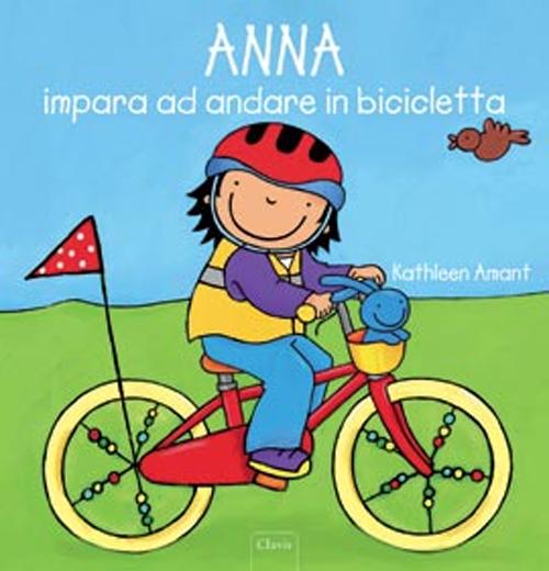 Anna impara ad andare in bicicletta