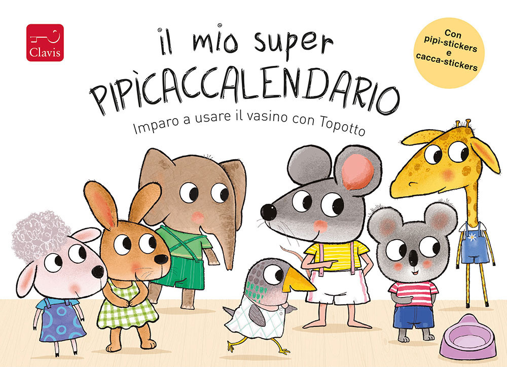 Il mio super pipìcaccalendario. Imparo a usare il vasino con Topotto. Con adesivi