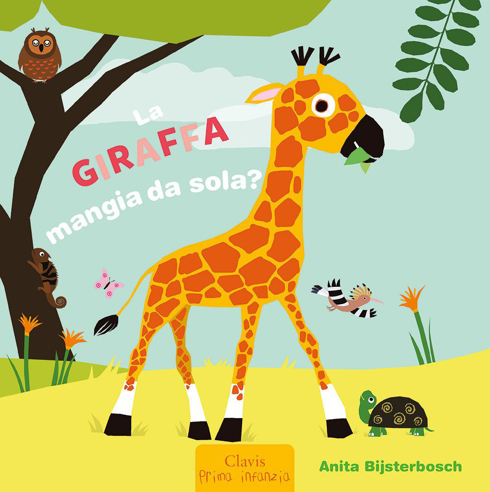 La giraffa mangia da sola?