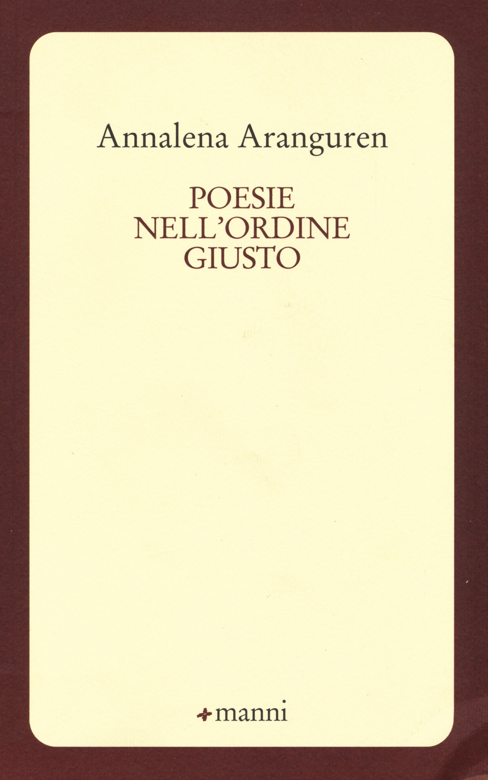 Poesie nell'ordine giusto