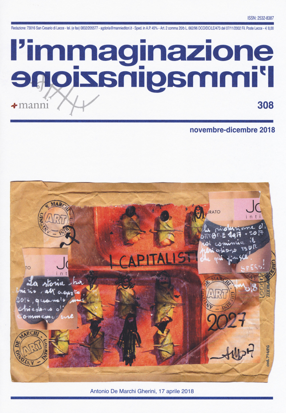 L'immaginazione. Vol. 308