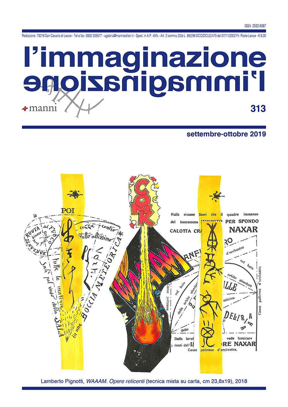 L'immaginazione. Vol. 313