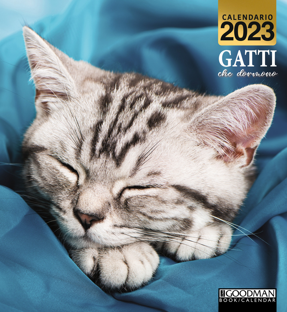 Gatti che dormono. Calendario 2023