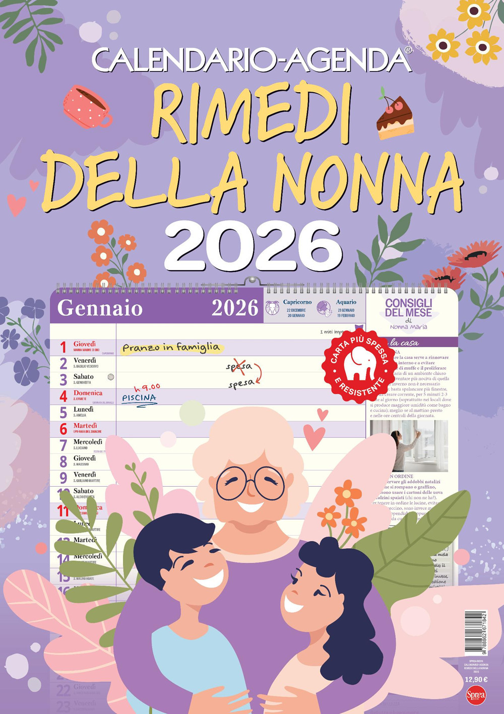 Rimedi della nonna. Calendario-agenda 2026