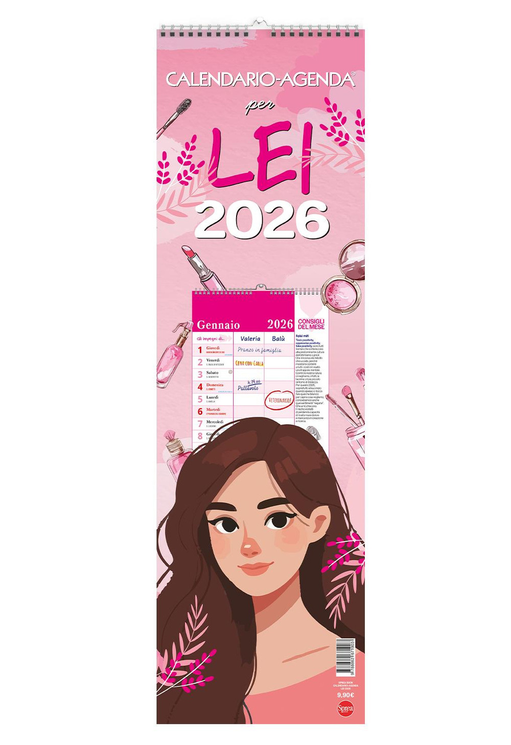 Calendario-agenda per lei 2026