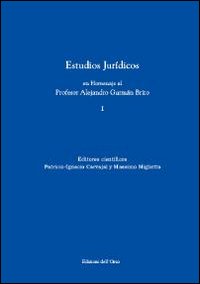 Estudios juridicos en homenaje al profesor Alejandro Guzman Brito. Vol. 1