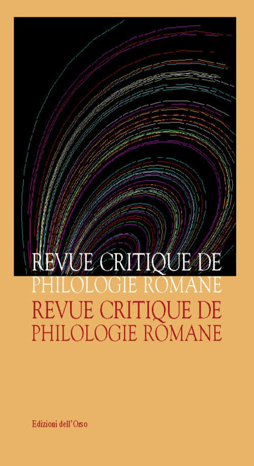 Revue critique de philologie romane. Vol. 15